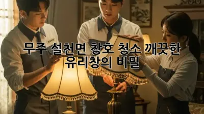 무주 설천면 창호 청소, 깨끗한 유리창의 비밀!